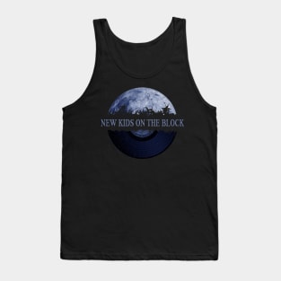 New Kids On The Block blue moon vinyl Tank Top